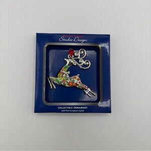 Regent‎ Square Studio Design Reindeer Ornament With European Crystal